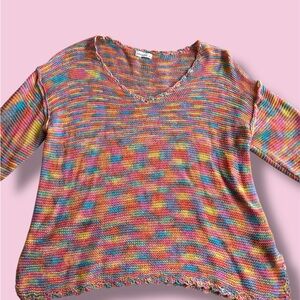 Colorful Knit Sweater